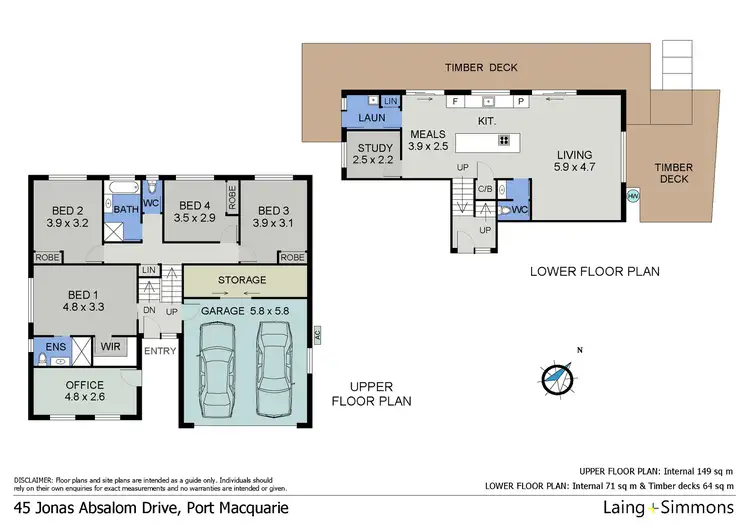 Floorplan of Homely house listing, 45 Jonas Absalom Drive, Port Macquarie NSW 2444