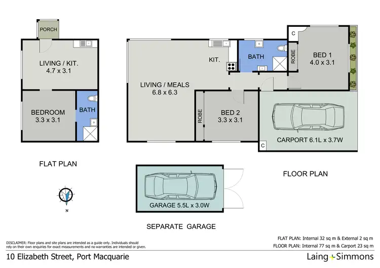 Floorplan of Homely house listing, 10 Elizabeth Street, Port Macquarie NSW 2444