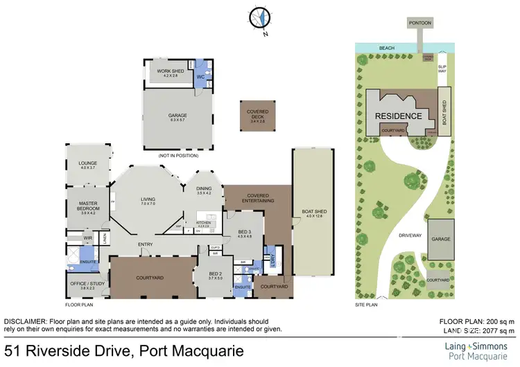 Floorplan of Homely house listing, 51 Riverside Drive, Riverside NSW 2444