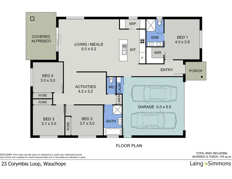 Floorplan of Homely house listing, 23 Corymbia Loop, Wauchope NSW 2446