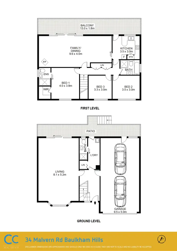 Floorplan of Homely house listing, 34 Malvern Avenue, Baulkham Hills NSW 2153