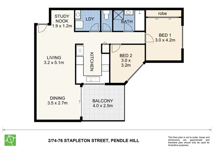 Floorplan of Homely unit listing, 2/74-76 Stapleton Street, Pendle Hill NSW 2145