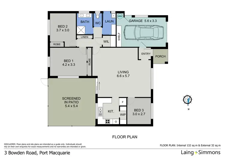 Floorplan of Homely house listing, 3 Bowden Road, Port Macquarie NSW 2444