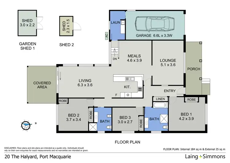 Floorplan of Homely house listing, 20 The Halyard, Port Macquarie NSW 2444