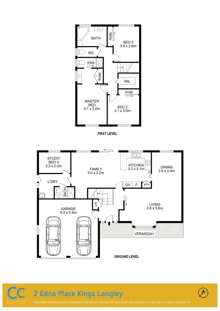 Floorplan of Homely house listing, 2 Edna Place, Kings Langley NSW 2147