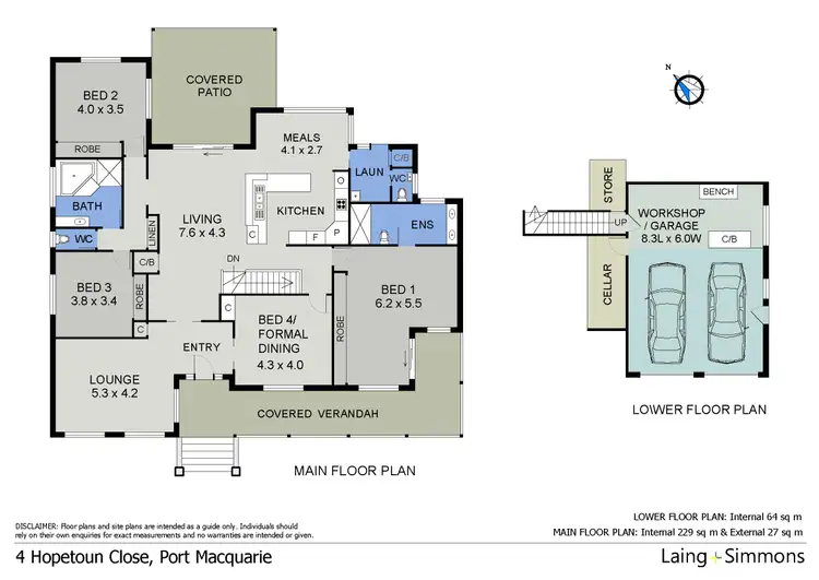 Floorplan of Homely house listing, 4 Hopetoun Close, Port Macquarie NSW 2444