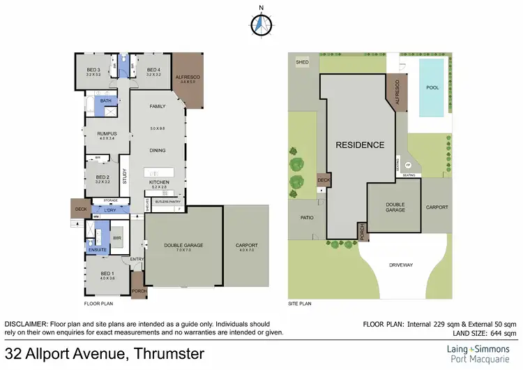 Floorplan of Homely house listing, 32 Allport Avenue, Port Macquarie NSW 2444