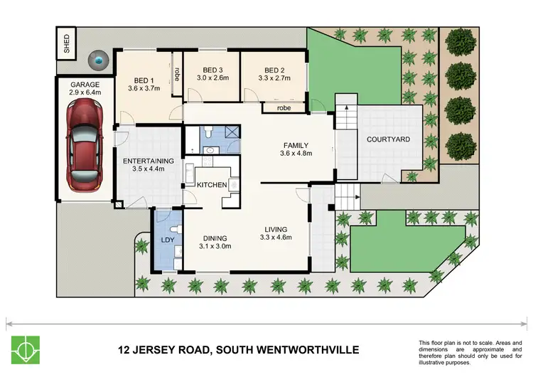 Floorplan of Homely house listing, 12 Jersey Road, South Wentworthville NSW 2145