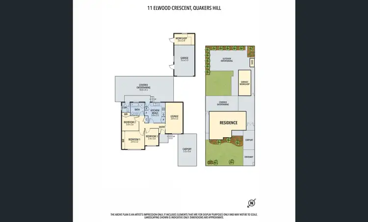 Floorplan of Homely house listing, 11 Elwood Crescent, Quakers Hill NSW 2763