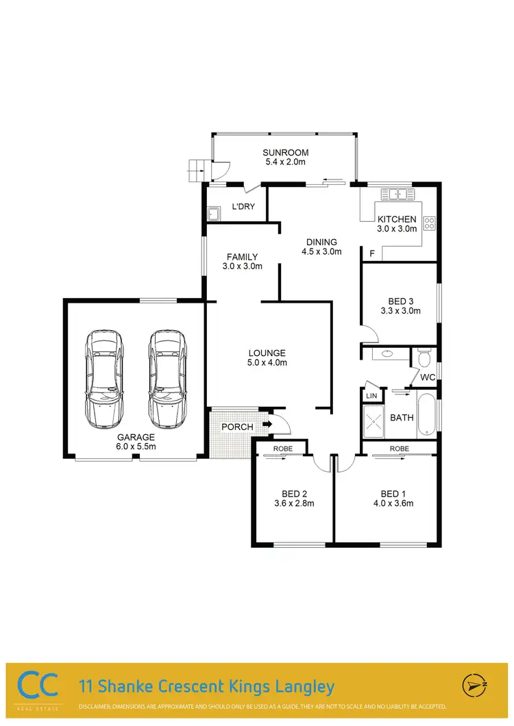 Floorplan of Homely house listing, 11 Shanke Cres, Kings Langley NSW 2147