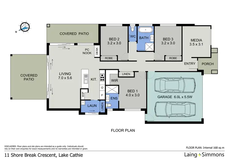 Floorplan of Homely house listing, 11 Shore Break Crescent, Lake Cathie NSW 2445