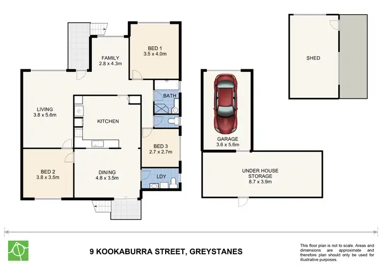 Floorplan of Homely house listing, 9 Kookaburra Street, Greystanes NSW 2145