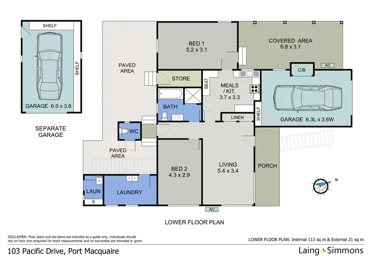 Floorplan of Homely house listing, 103 Pacific Drive, Port Macquarie NSW 2444