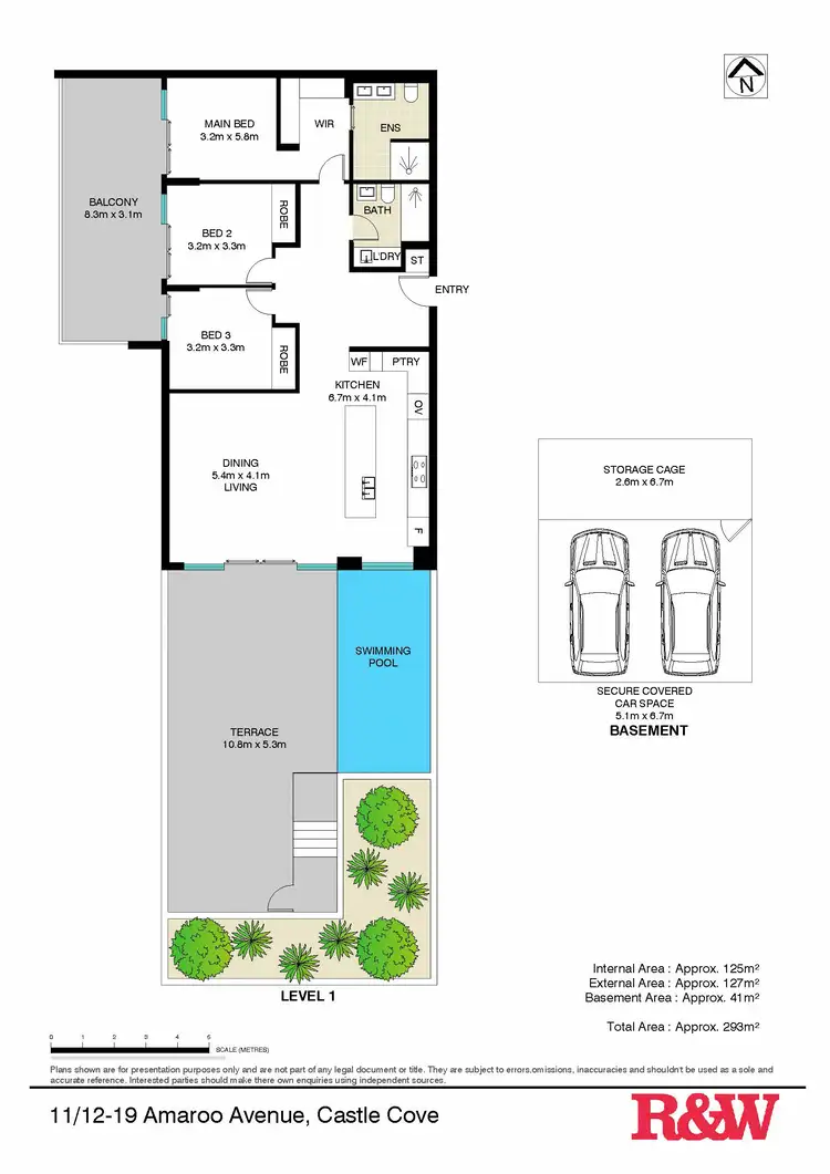 Floorplan of Homely apartment listing, 11/12 Amaroo Avenue, Castle Cove NSW 2069