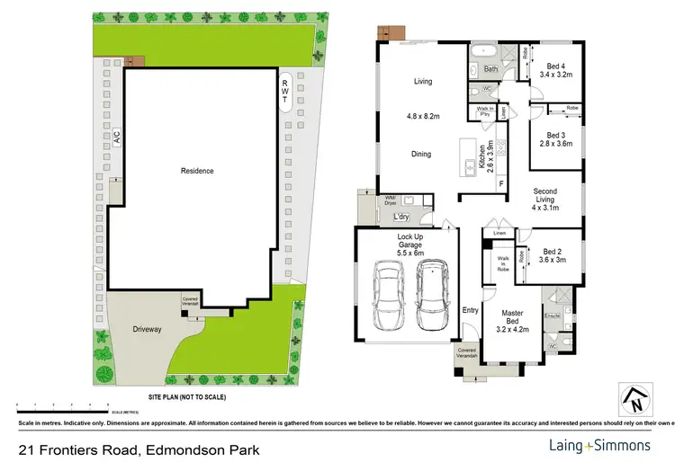 Floorplan of Homely house listing, 21 Frontiers Road, Edmondson Park NSW 2174