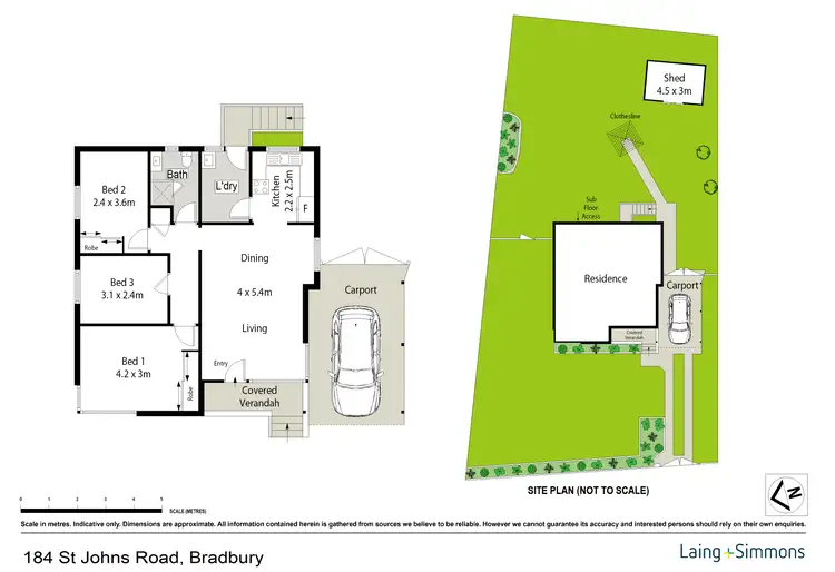 Floorplan of Homely house listing, 184 St Johns Road, Bradbury NSW 2560