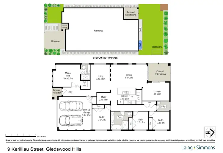 Floorplan of Homely house listing, 9 Kerilliau Street, Gledswood Hills NSW 2557