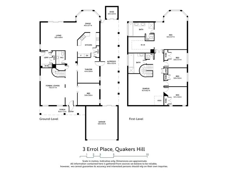 Floorplan of Homely house listing, 3 Errol Place, Quakers Hill NSW 2763