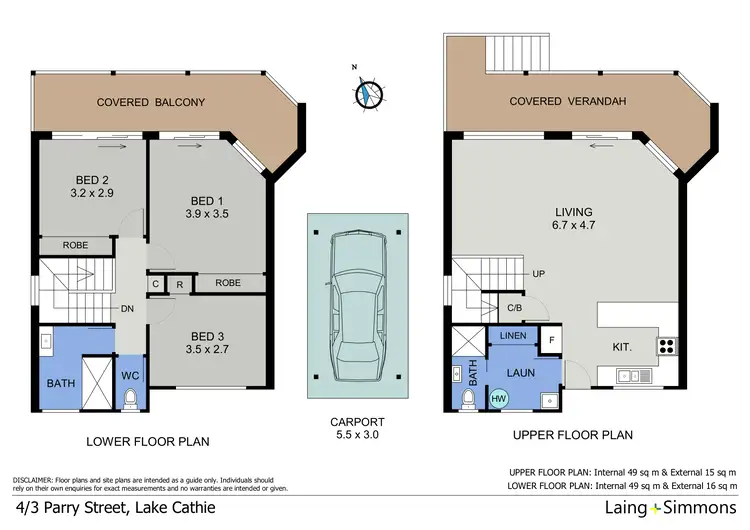 Floorplan of Homely house listing, 4/3 Parry Street, Lake Cathie NSW 2445