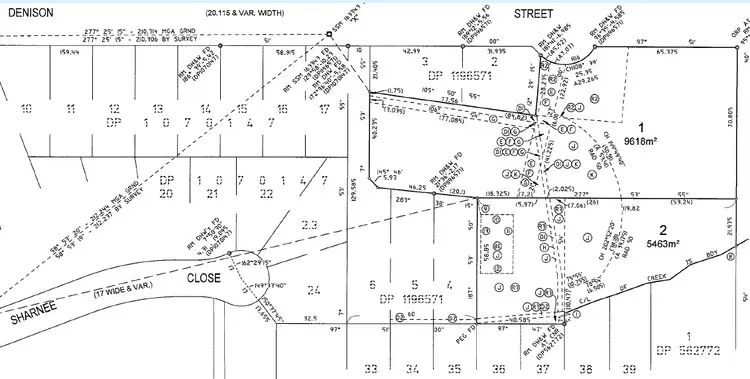 Floorplan of Homely land listing, 37 Denison St, Hill Top NSW 2575