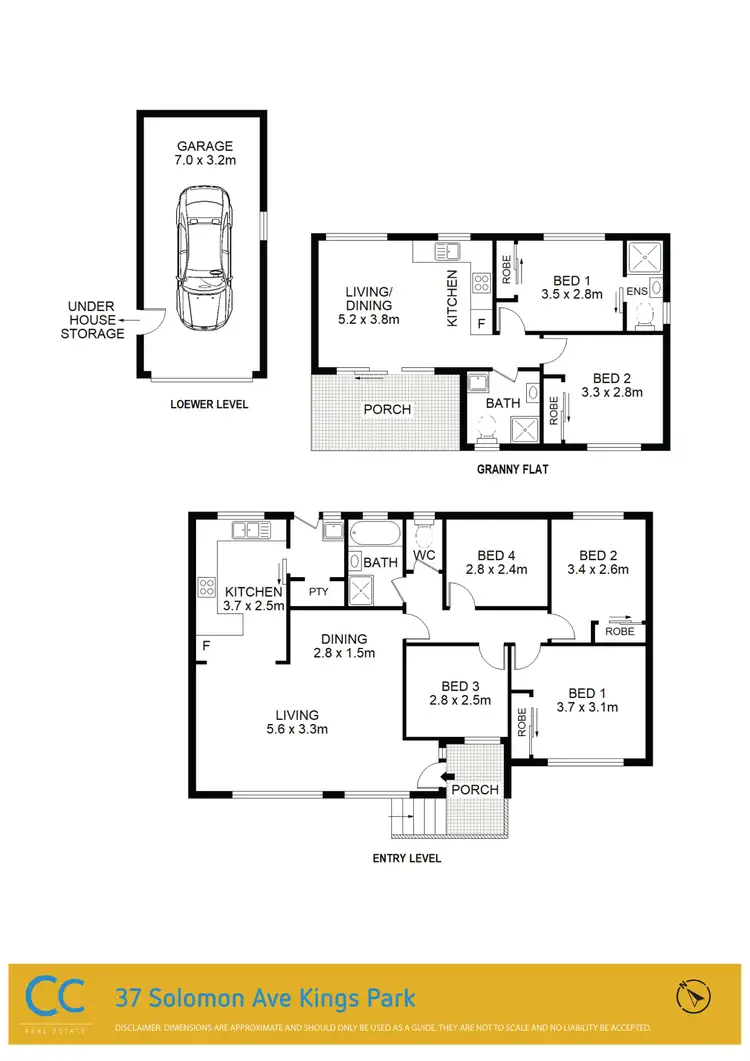 Floorplan of Homely house listing, 37 Solomon Ave, Kings Park NSW 2148