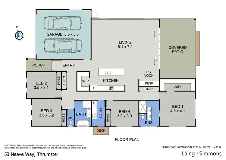 Floorplan of Homely house listing, 53 Neave Way, Port Macquarie NSW 2444