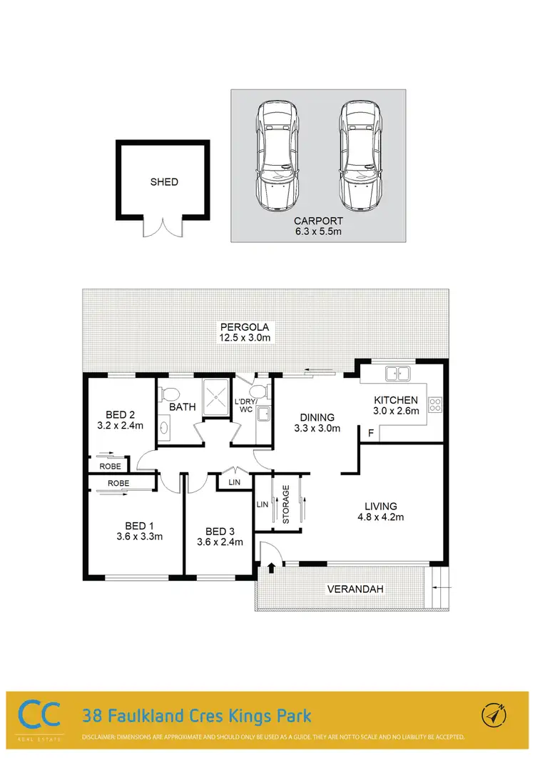 Floorplan of Homely house listing, 38 Faulkland Crescent, Kings Park NSW 2148