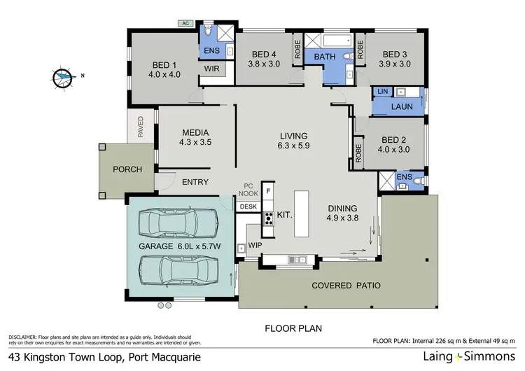 Floorplan of Homely house listing, 43 Kingston Town Loop, Port Macquarie NSW 2444