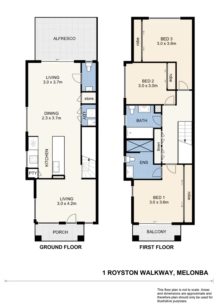 Floorplan of Homely house listing, 1 Royston Walkway, Marsden Park NSW 2765