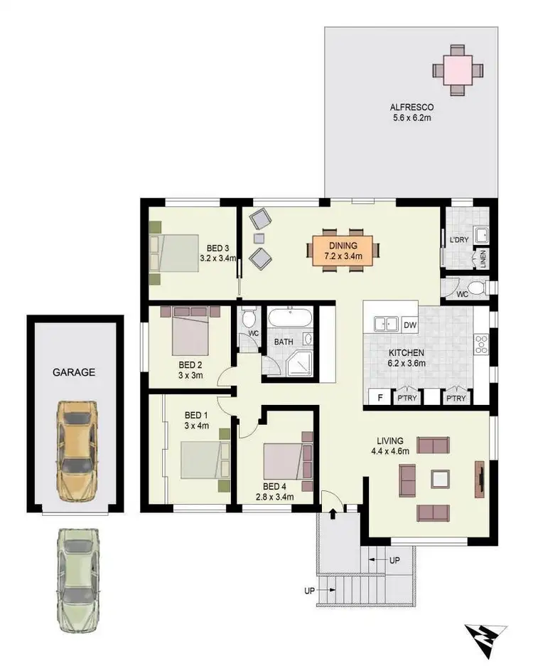 Floorplan of Homely house listing, 15 Crozet Street, Kings Park NSW 2148