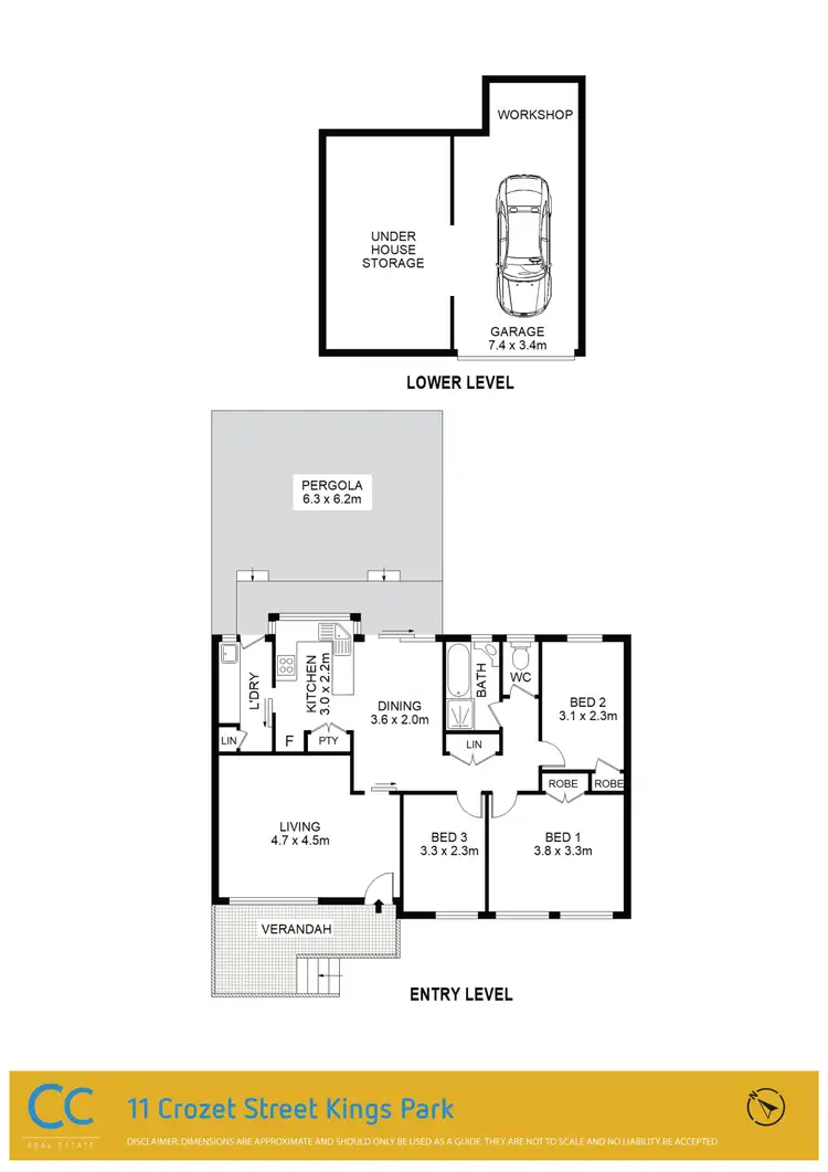 Floorplan of Homely house listing, 11 Crozet Street, Kings Park NSW 2148