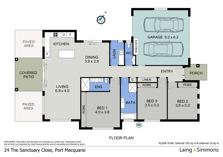 Floorplan of Homely house listing, 24 The Sanctuary Close, Port Macquarie NSW 2444