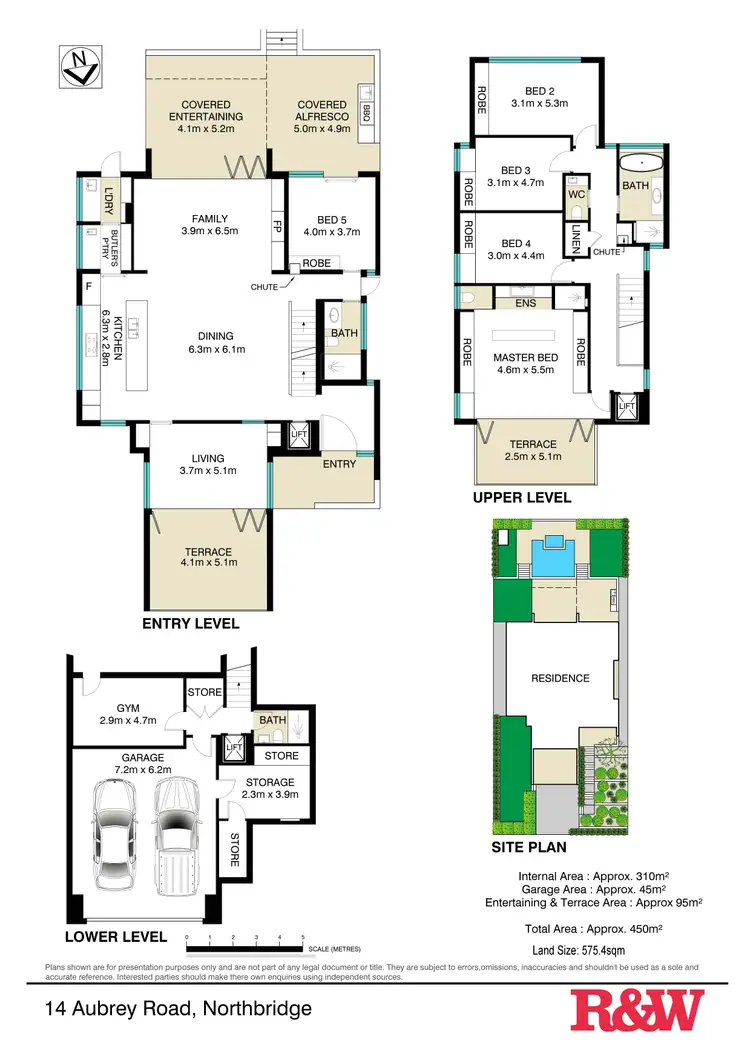Floorplan of Homely house listing, 14 Aubrey Road, Northbridge NSW 2063