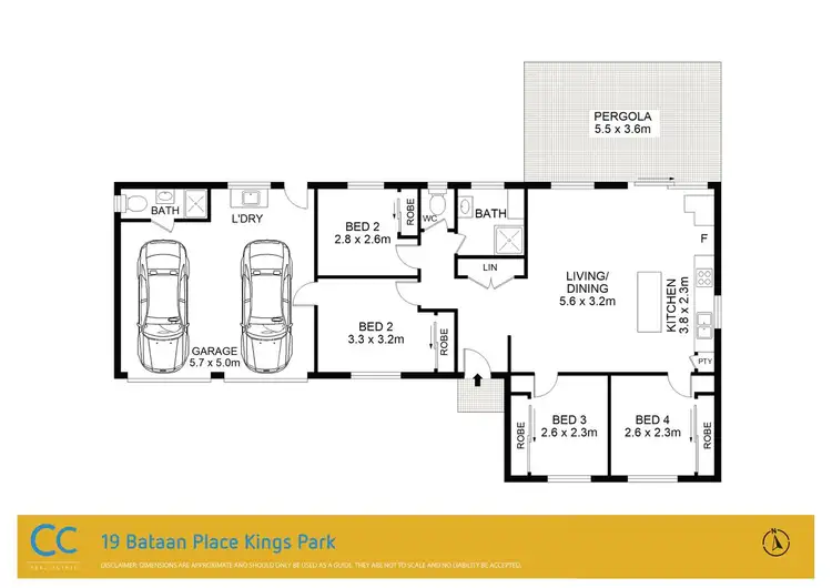 Floorplan of Homely house listing, 19 Bataan Place, Kings Park NSW 2148
