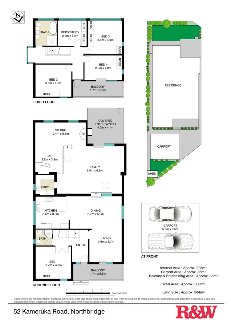 Floorplan of Homely house listing, 52 Kameruka Road, Northbridge NSW 2063