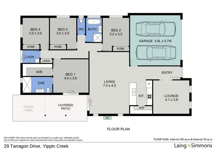 Floorplan of Homely house listing, 29 Tarragon Drive, Wauchope NSW 2446