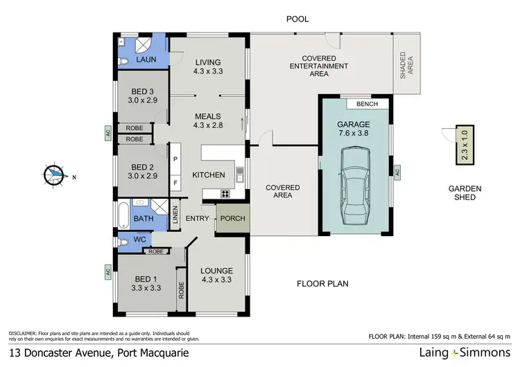 Floorplan of Homely house listing, 13 Doncaster Avenue, Port Macquarie NSW 2444