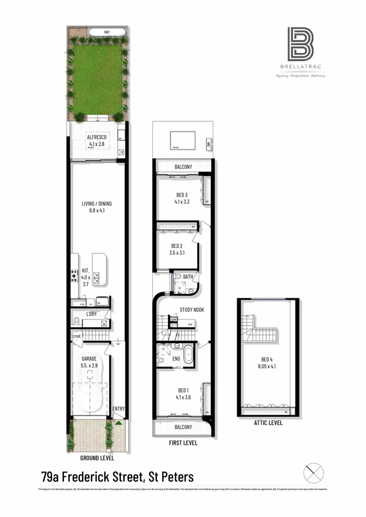 Floorplan of Homely house listing, 79A Frederick St, St Peters NSW 2044