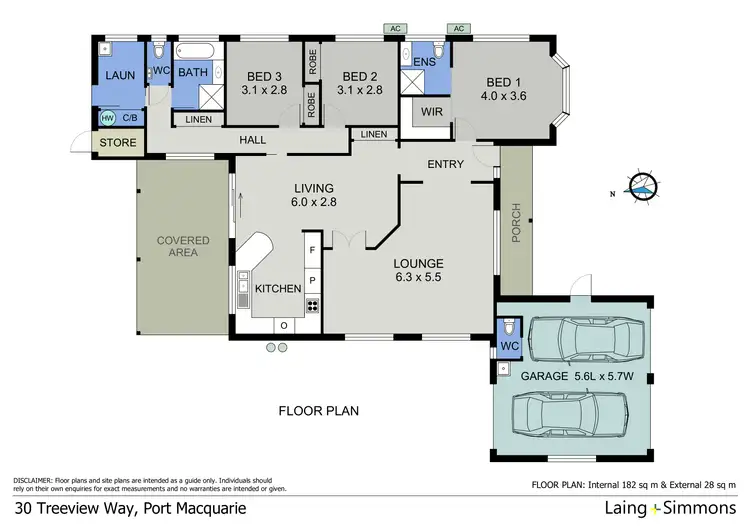 Floorplan of Homely house listing, 30 Treeview Way, Port Macquarie NSW 2444