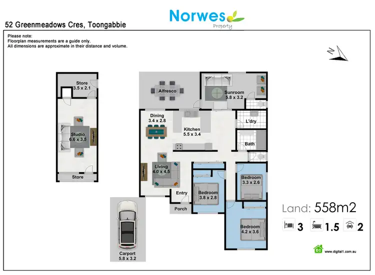 Floorplan of Homely house listing, 52 Greenmeadows Cres, Toongabbie NSW 2146