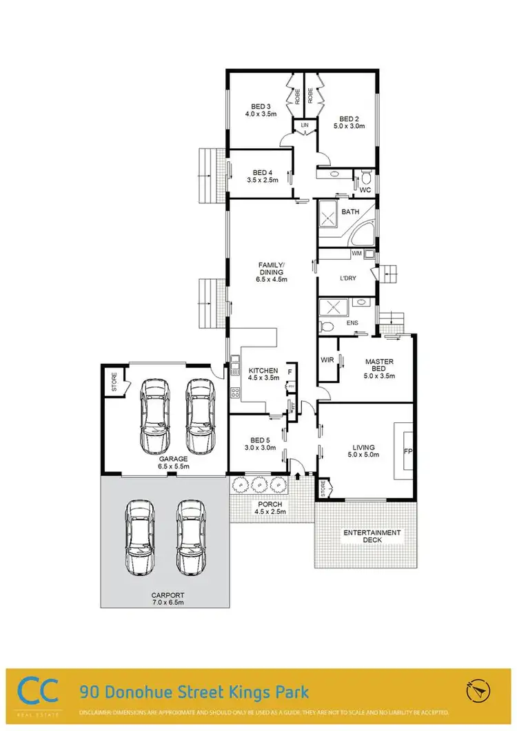 Floorplan of Homely house listing, 90 Donohue Street, Kings Park NSW 2148