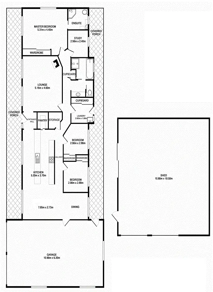 Floorplan of Homely rural property listing, 28 Jarrah Way, Portland NSW 2847