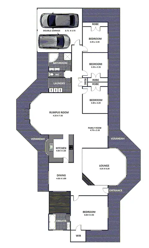 Floorplan of Homely house listing, 2 Pine Grove Avenue, Wallerawang NSW 2845
