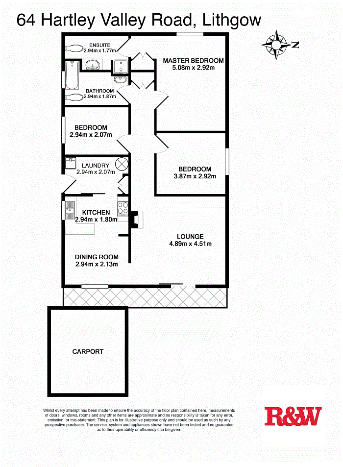 Floorplan of Homely house listing, 64 Hartley Valley Road, Lithgow NSW 2790