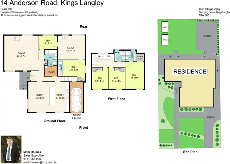 Floorplan of Homely house listing, 14 Anderson Road, Kings Langley NSW 2147