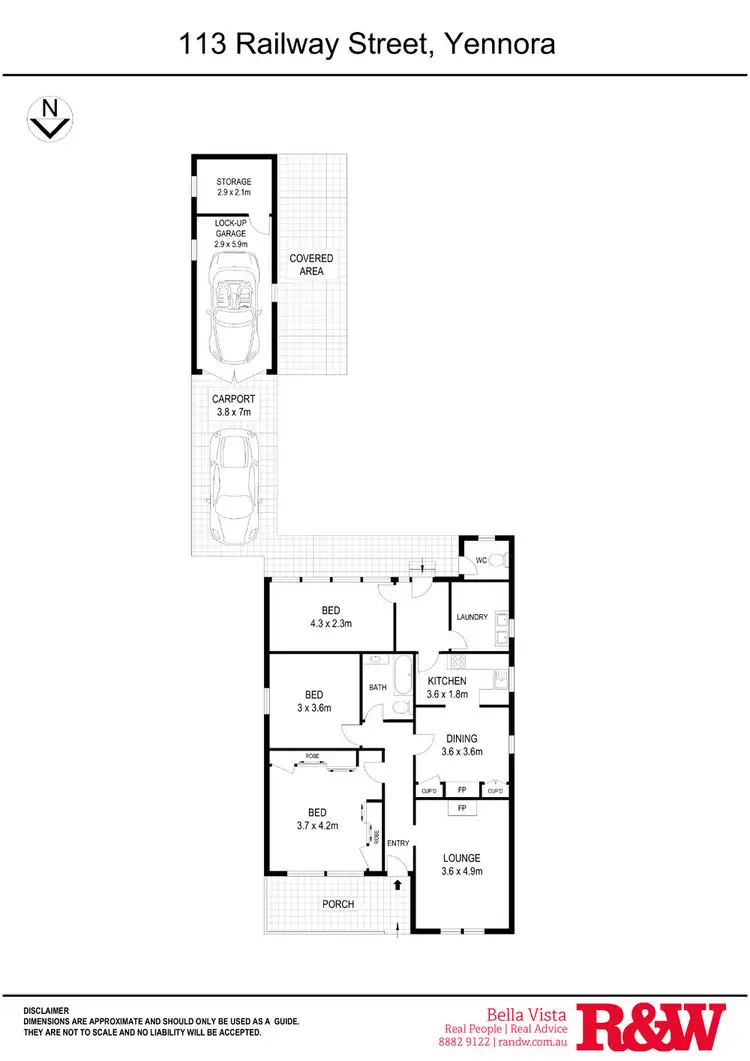 Floorplan of Homely house listing, 113 Railway Street, Yennora NSW 2161
