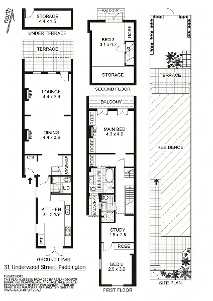 Floorplan of Homely house listing, 31 Underwood Street, Paddington NSW 2021