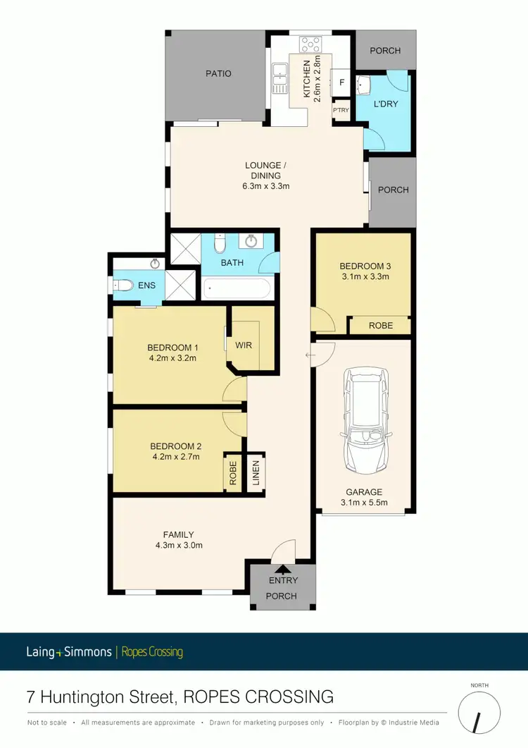 Floorplan of Homely house listing, 7 Huntington Street, Ropes Crossing NSW 2760