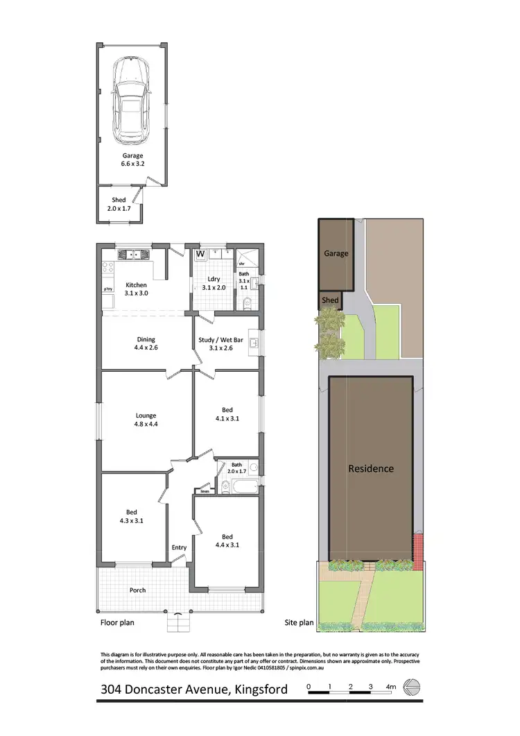 Floorplan of Homely house listing, 304 Doncaster Avenue, Kingsford NSW 2032