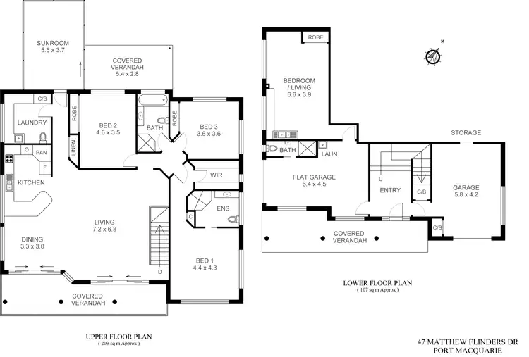 Floorplan of Homely house listing, 47 Matthew Flinders Drive, Port Macquarie NSW 2444